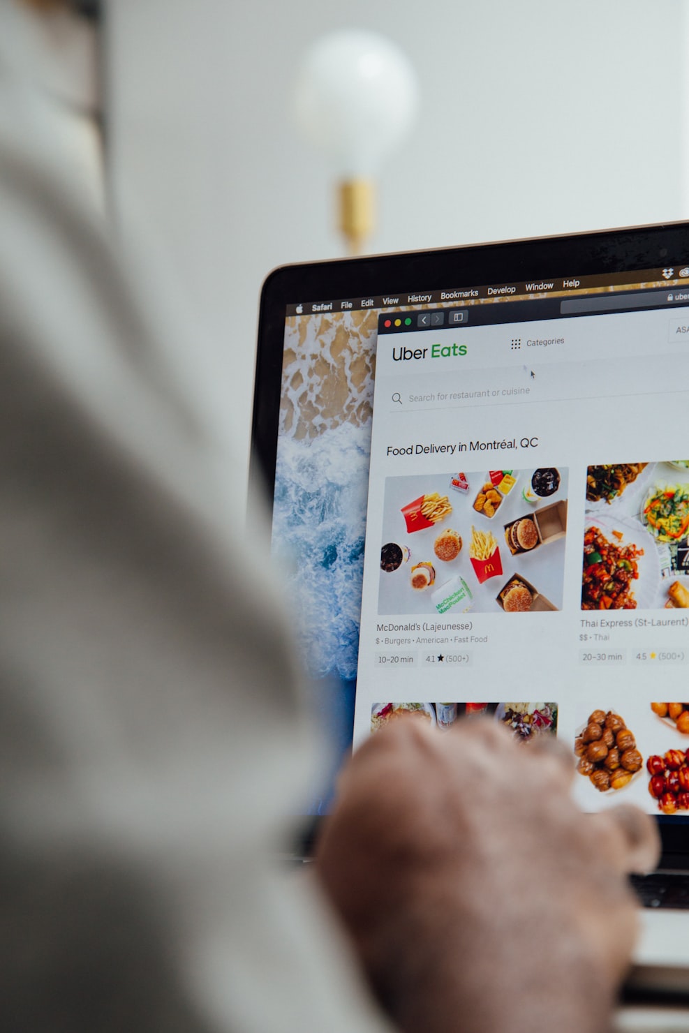 Order food online with Uber Eats